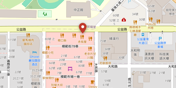 工作室位置地圖 — 台中市西區大和路 95 號 3F